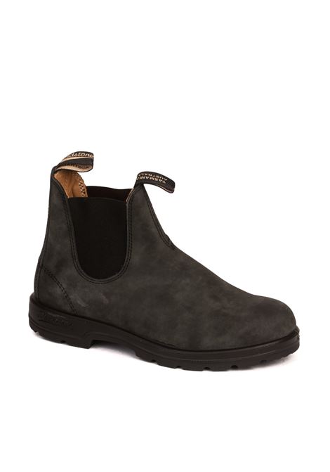 Black rustic 587 chelsea boot BLUNDSTONE FOOTWEAR | 587LEATHER-BLACK